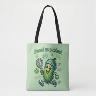 Bolsa Tote Engraçado doce como picles