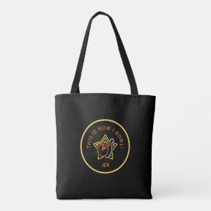 Bolsa Tote Engraçado É assim que eu jogo boliche Boliche retr