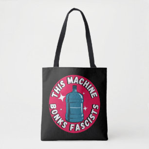 Bolsa Tote Engraçado, essa máquina bate fascistas
