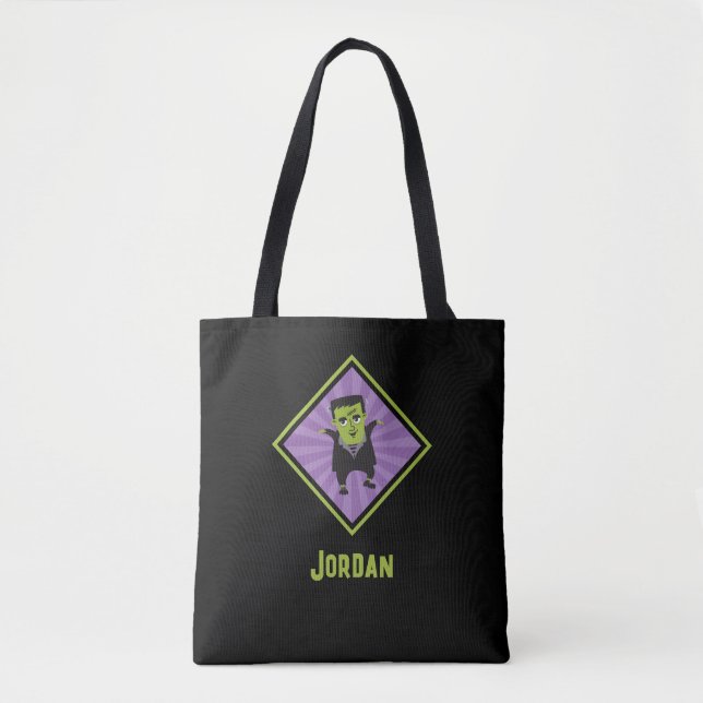 Bolsa Tote Engraçado Frankenstein Monster Halloween (Frente)