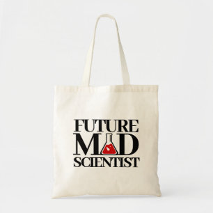 Bolsa Tote Engraçado Futuro Cientista Louco com Criador de Qu