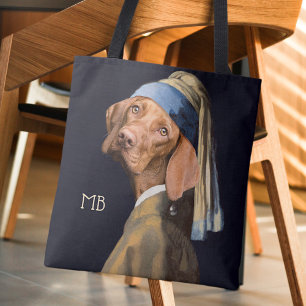 Bolsa Tote Engraçado garota de cachorro com uma paródia de