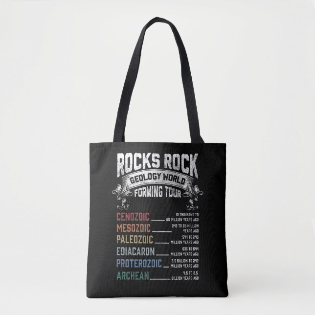 Bolsa Tote Engraçado Geology Rock Formando Humor Geologista (Frente)