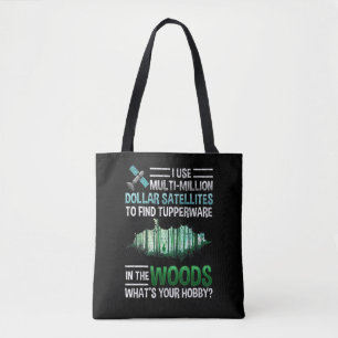 Bolsa Tote Engraçado GPS Geocache Wood Outdoor Geocaching