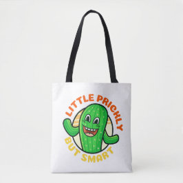 Bolsa Tote Engraçado Humor Cactus Pouco Rápido Mas Inteligent