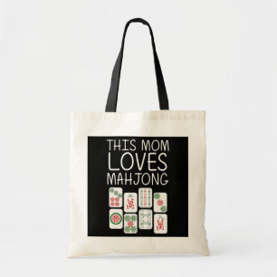 Bolsa Tote Engraçado Mahjong - Presente Para O Jogo De Azule