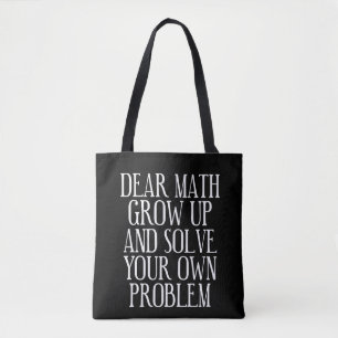 Bolsa Tote Engraçado Math Dizendo