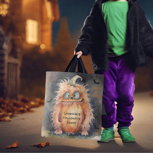 Bolsa Tote Engraçado Monstro Halloween Candy