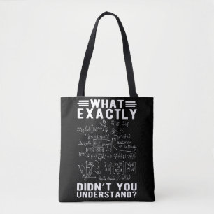 Bolsa Tote Engraçado Nerd de Ciência de Professores de Fís