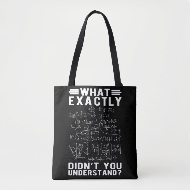 Bolsa Tote Engraçado Nerd de Ciência de Professores de Física (Frente)
