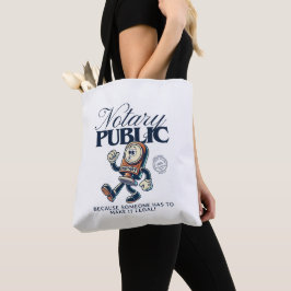 Bolsa Tote Engraçado Notário Público - Humor Notório