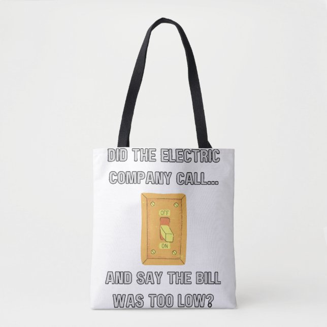 Bolsa Tote Engraçado Pai Sayings (Frente)