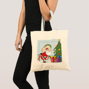 Bolsa Tote Engraçado Papai Noel Tote Bag