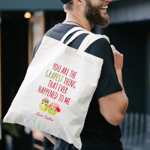 Bolsa Tote Engraçado Presente no Dia de os namorados Pun para