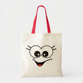 Bolsa Tote Engraçado, Smiley face Tote Bag