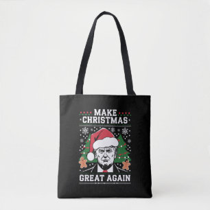 Bolsa Tote Engraçado Trump 2024 Faça Excelente de Natal novam