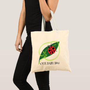 Bolsa Tote Engraçado Vermelho Verde Amor Meninos giros Folhet