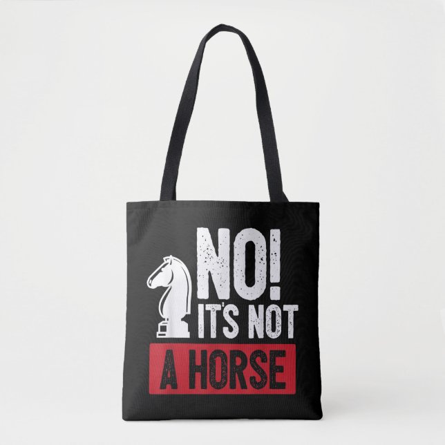 Bolsa Tote Engraçado Xess King Castling Design (Frente)