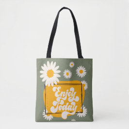 Bolsa Tote Enjoy Today, Bolsa Tote com Desenho de 