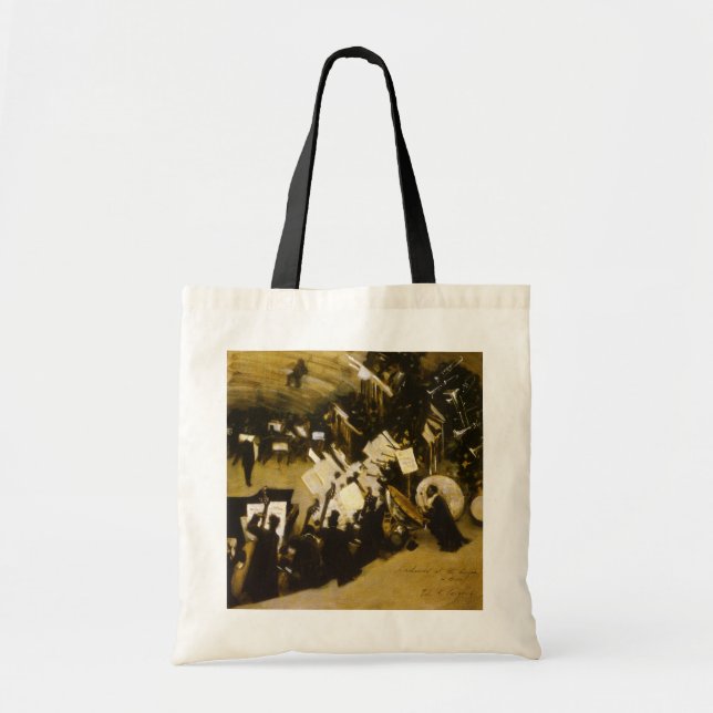 Bolsa Tote Ensaio da Orquestra Pasdeloup por JS Sargent (Frente)