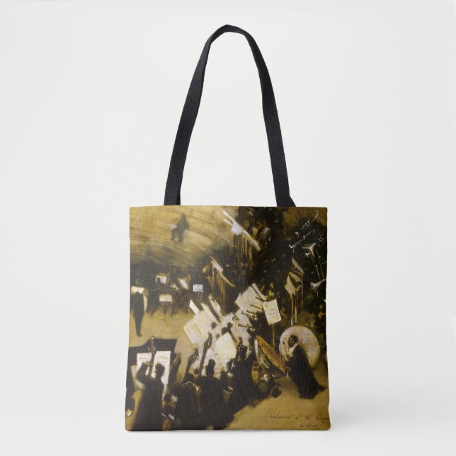 Bolsa Tote Ensaio da Orquestra Pasdeloup por JS Sargent (Frente)