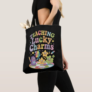 Bolsa Tote Ensinando ao Professor Lucky Charms no Dia de São 