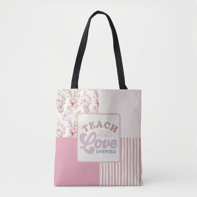 Bolsa Tote Ensinar Amor (Frente)