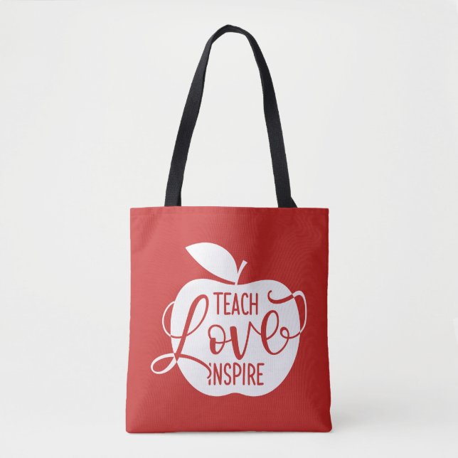 Bolsa Tote Ensine o amor inspiram (Frente)