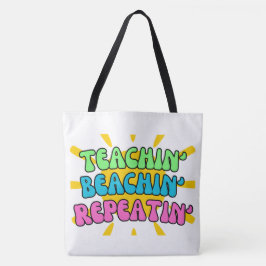 Bolsa Tote Ensino, Beachin, Repetindo com Sol