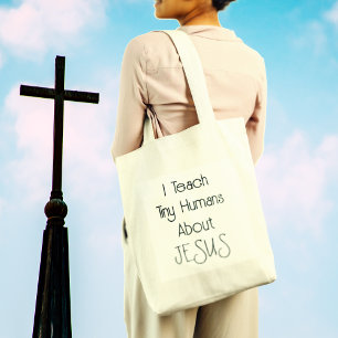 Bolsa Tote Ensino Humanos Pequenos Sobre Jesus Igreja Tote Ba