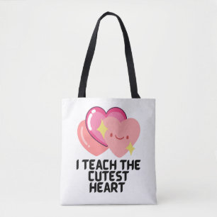 Bolsa Tote Ensino os corações mais bonitos
