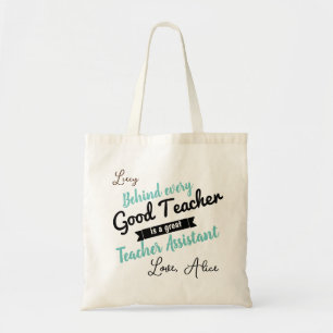 Bolsa Tote ensino pré-escolar, teal, personalizado