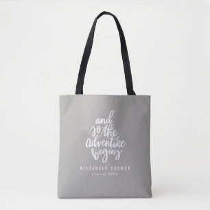 Bolsa Tote Então a aventura começa