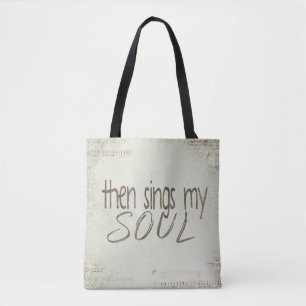 Bolsa Tote "então canta minha alma" inspiração