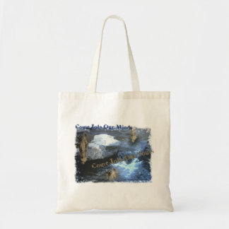 Bolsa Tote entre nossas mentes entram nossas almas