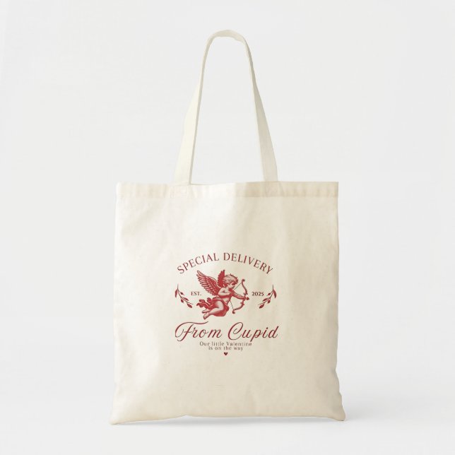 Bolsa Tote Entrega Especial da Mãe Grávida do Namorados Cupid (Frente)