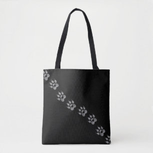 Bolsa Tote Entrou no Meu Coração Pegadas do Cachorro Mamãe