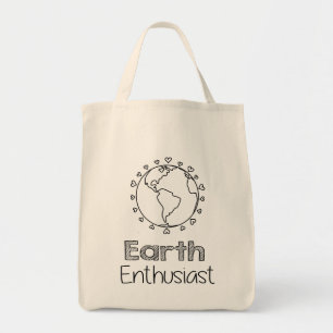 Bolsa Tote Entusiasta da Terra Amigo Do Ponto De Vista Ecoló