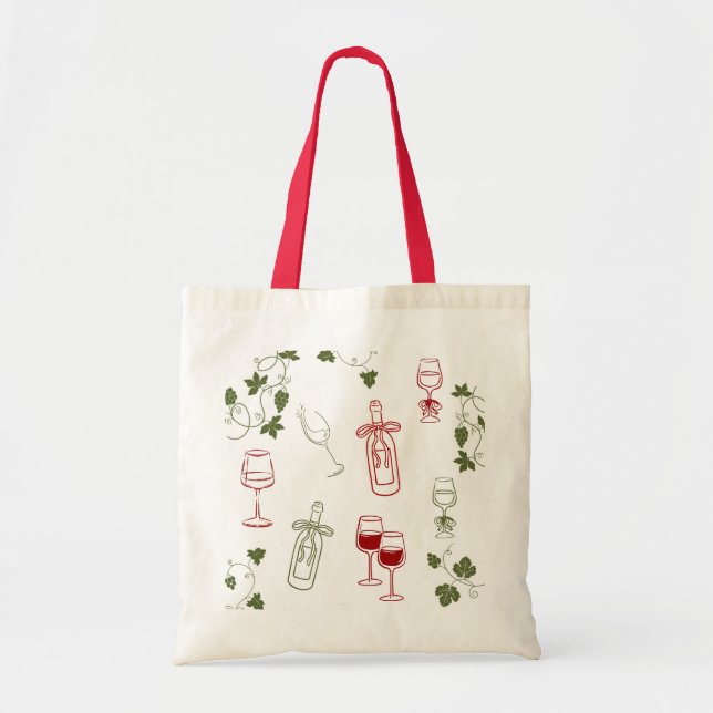 Bolsa Tote Envelhecendo Como Um Bom Vinho (Frente)