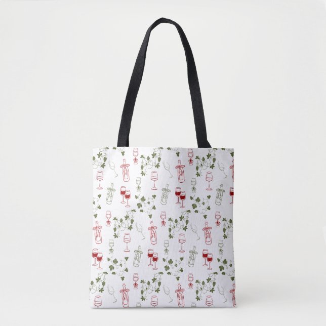 Bolsa Tote Envelhecendo Como Um Bom Vinho (Frente)