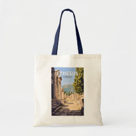 Bolsa Tote Ephesus Turkey Viagem Art Vintage