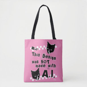 Bolsa Tote Epic Anti Artificial Intelligence Funny