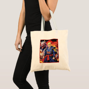 Bolsa Tote Epic Trump Samurai Anime