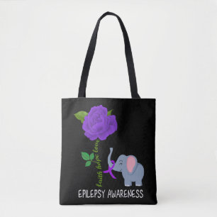 Bolsa Tote Epilepsia Sensibilização Fé Esperança Amor Ele