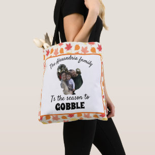 Bolsa Tote Época de fotos de turquia de ação de agradecimento