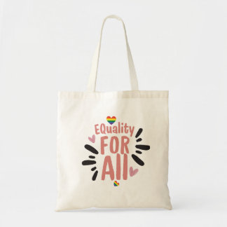 Bolsa Tote Equality Pride Month Tote Bag – Rainbow LGBTQ