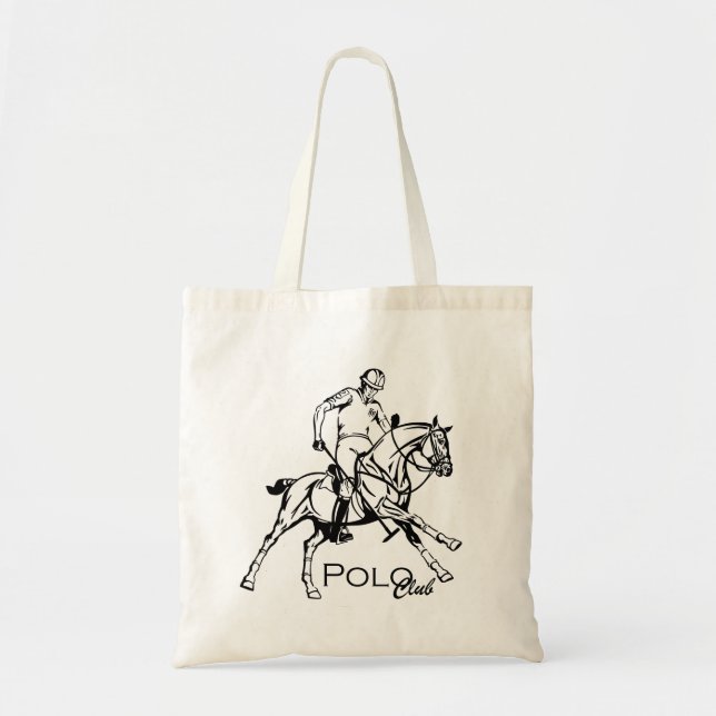 Bolsa Tote equestrian polo club (Frente)
