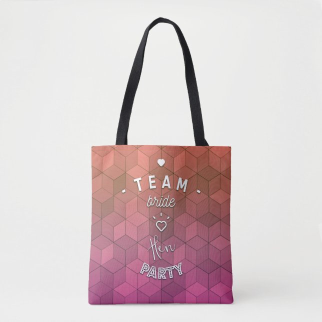 Bolsa Tote Equipa reprime - hen party (Frente)