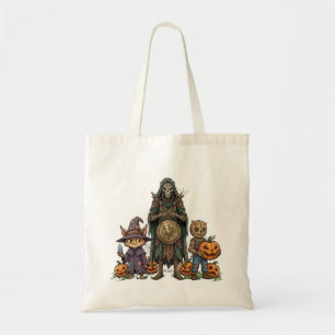 Bolsa Tote Equipe Assustadora de Halloween