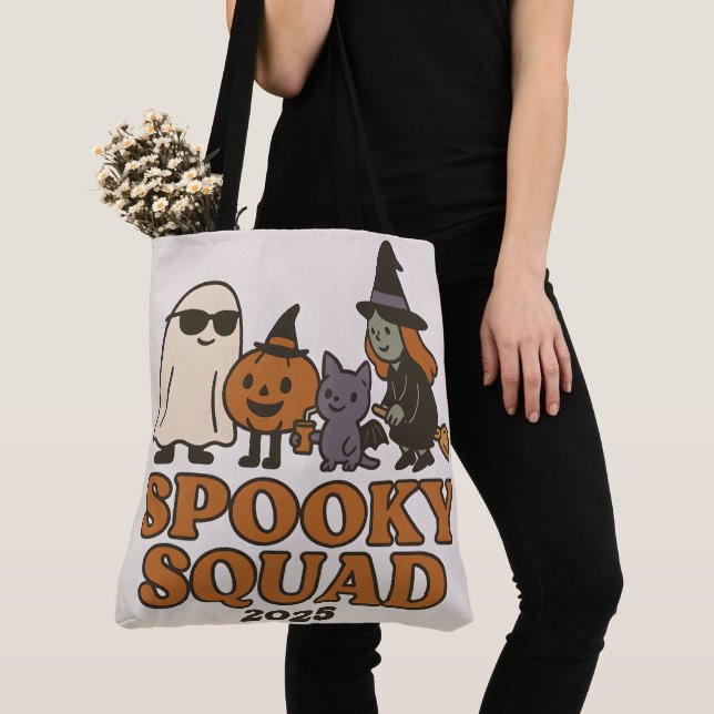 Bolsa Tote Equipe Assustadora Viral 2025 (Close Up)
